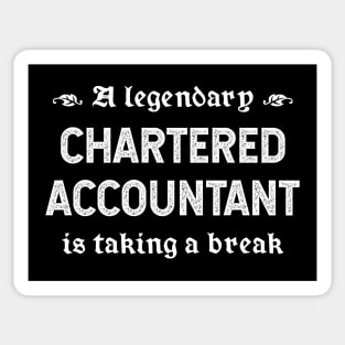 A Legendary Chartered Accountant Is Taking A Break Sticker